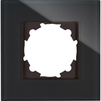 Kopp 405305001 Afdekking Frame 1-voudig HK 07, Athenis Antraciet (glanzend) 1 stuk(s)