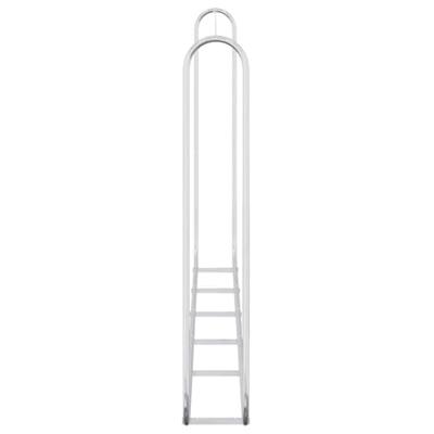 VidaXL Haardhoutrek 300x25x150 cm gegalvaniseerd staal VidaXL Haardhoutrek 300x25x150 cm gegalvaniseerd staal