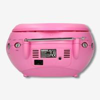 Draagbare FM-radio met CD Pink - thumbnail