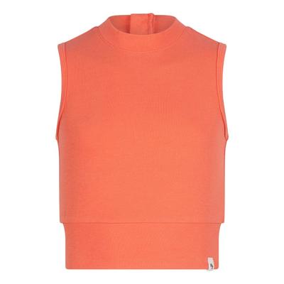 Indian Blue Jeans Meisjes crop top rib - Helder koraal