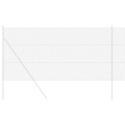 VidaXL Hexagon hek grijs 0,4 x 10 m pvc