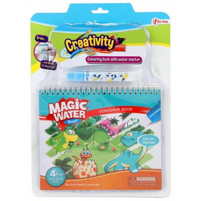 Toi-Toys Creativity kleuren met water dino met stift