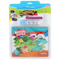 Toi-Toys Creativity kleuren met water dino met stift - thumbnail