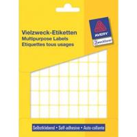 Avery Zweckform 3312 mini etiketten ft 18 x 12 mm (b x h), 1.800 etiketten, wit - thumbnail