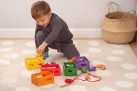 Tickit Houten Sorteerkratten voor fruit en groenten - thumbnail