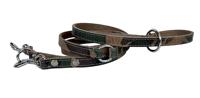 Sazzz hondenriem fearless vintage verstelbaar leer camouflage 113/156/181x1,5 cm - thumbnail