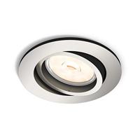 Philips Richtbare inbouwspotDonegal GU10 rond 9cm nikkel - 5039117PN - thumbnail