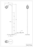 Trio VloerlampBidar zwart - R41571080 - thumbnail