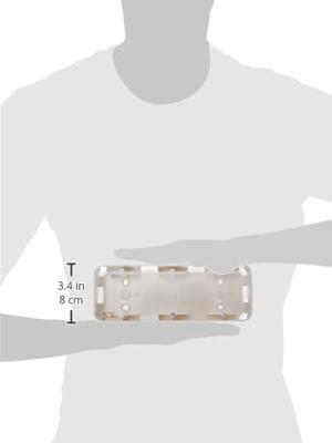 Busch-Jaeger 3-voudig Opbouwbehuizing Wit, Zuiver wit (RAL 9010) 2CKA001799A0394