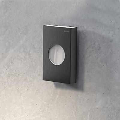 Hygiënezakjeshouder Geesa Nemox Geborsteld Zwart Hygiënezakjeshouder Geesa Nemox Geborsteld Zwart