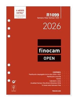 Boekhoudkundige verwerking van openbaarmakingen Finocam OPEN R1099 2026 15,5 x 21,5 cm