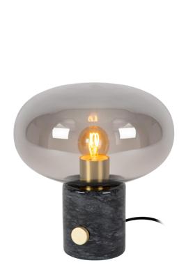 Lucide CHARLIZE - Tafellamp - Ø 23 cm - 1xE27 - Zwart
