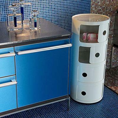 Kartell Componibili Kast - 4 Modules - Mosgroen Kartell Componibili Kast - 4 Modules - Mosgroen