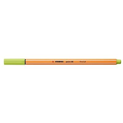 STABILO point 88, premium fineliner 0.4 mm, vleugje limoen, per stuk STABILO point 88, premium fineliner 0.4 mm, vleugje limoen, per stuk