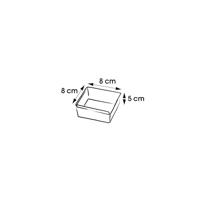 Keeeper Ladeverdeler 8x8x5cm zilver - thumbnail