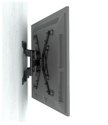 Hama Extra Vlak TV Muurbeugel Draaibaar Kantelbaar Schermen 37-90 Inch Zwart