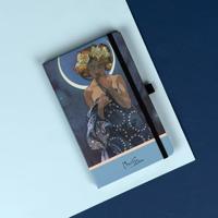 Alphonse Mucha Notitieboek A5 Luna - thumbnail