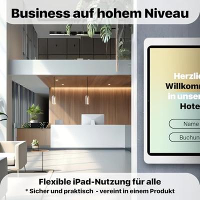 Displine Companion Wall 2.0 anti-diefstal muurbeugel compatibel met iPad 10 (2022) 10,9 inch, wit