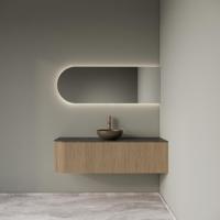 Badkamermeubelset Gliss Design Alluro 140 cm Rechts Mist - thumbnail