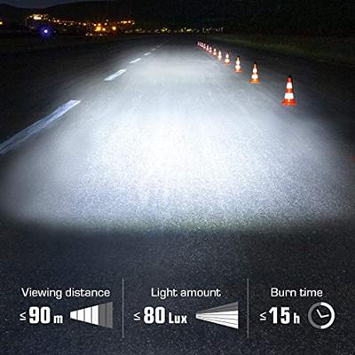 Sigma Koplamp aura 80 lux led usb-oplaadbaar zwart - thumbnail