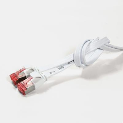 LogiLink CF2081S RJ45 Netwerkkabel, patchkabel CAT 6 U/FTP 7.50 m Wit Vergulde steekcontacten 1 stuk(s)