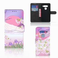 LG V40 Thinq Telefoonhoesje met Pasjes Bird Flying - thumbnail