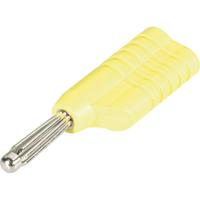 Schnepp S 4041 S Pluimstekker Stekker, recht Stift-Ø: 4 mm Geel 1 stuk(s) - thumbnail