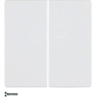 Berker Drukknop 2-voudig q polarwit 85142129