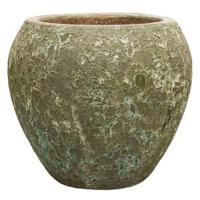 Lava Relic Jade balloon bloempot 54x50 cm - thumbnail