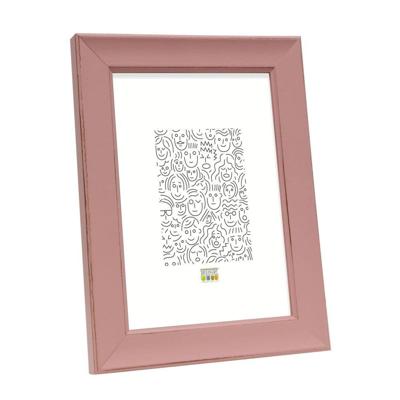 Deknudt Fotokader in roze geschilderd 10x15 S45YF4
