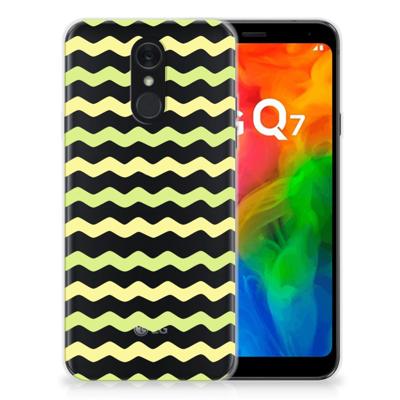 LG Q7 | TPU bumper | Waves Yellow