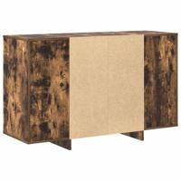 Dressoir Gerookt eiken 120 x 41 x 75 cm Bewerkt hout - thumbnail