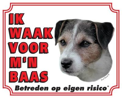 Jack Russell Terrier Waakbord - Ruwhaar