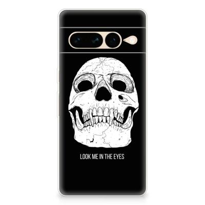 Silicone Back Case Google Pixel 7 Pro Skull Eyes Silicone Back Case Google Pixel 7 Pro Skull Eyes