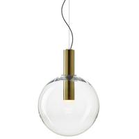Bomma Phenomena Hanglamp - Large Ball - Helder - geborsteld goud - thumbnail
