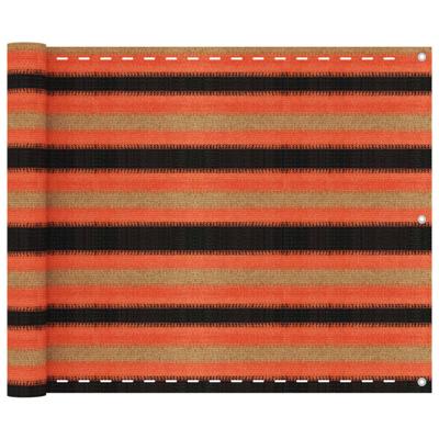 VidaXL Balkonscherm 75x500 cm hdpe meerkleurig