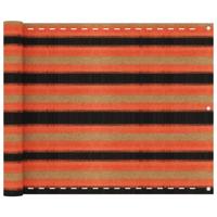 VidaXL Balkonscherm 75x500 cm hdpe meerkleurig - thumbnail