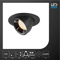 SLV 1005875 NUMINOS GIMBLE S LED-inbouwlamp LED vast ingebouwd Zwart - thumbnail