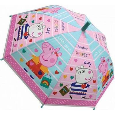 Nickelodeon paraplu Peppa Pig meisjes 38 cm staal/polyester roze Nickelodeon paraplu Peppa Pig meisjes 38 cm staal/polyester roze