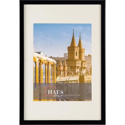 Haes Deco Fotolijst Berlin zwart met passepartout voor foto formaat 15x20 en 20x30 - SP12130