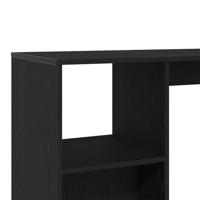 Bartafel met plank Zwart Eiken 124 x 46 x 103.5 cm Bewerkt hout - thumbnail