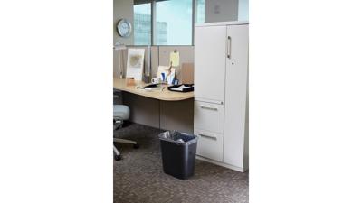 Rubbermaid vuilbak 12,9 l, grijs