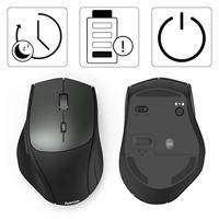 Hama Ergonomische muis Radiografisch Optisch Zwart 6 Toetsen 2400 dpi Ergonomisch - thumbnail