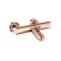 Opbouw Badkraan Best Design Lyon Thermostaat 1/2 inch Mat Rosé Goud - thumbnail