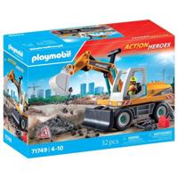 PLAYMOBIL Action Heroes grote graafmachine 71749 - thumbnail