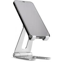 Xccess Foldable Aluminium Phone Holder Silver - thumbnail