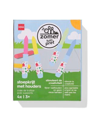 HEMA Stoepkrijt met houders - 4 stuks