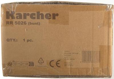 Karcher RR 5026 Radio/CD-speler VHF (FM) CD, USB Incl. microfoon Rood, Blauw, Geel