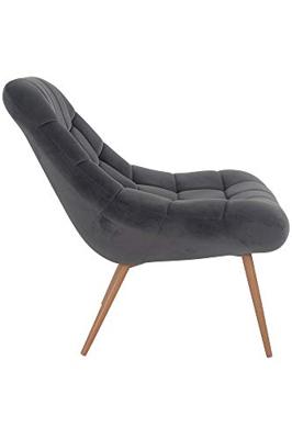 Artistiq Fauteuil 'Jurre' Velvet, kleur Grijs Artistiq Fauteuil 'Jurre' Velvet, kleur Grijs