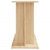 VidaXL Aquariumstandaard 80x35x60 cm bewerkt hout sonoma eikenkleurig - thumbnail